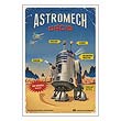 Star Wars R2-D2 Astromech Droid Retro Ad Poster Paper Giclee
